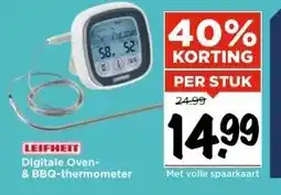 Vomar Voordeelmarkt LEIFHEIT Digitale Oven- & BBQ-thermometer aanbieding