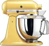 Bol.com KitchenAid Keukenmachine - Artisan - met 7 extra accessoires - 300 W - 48 L - Geel aanbieding