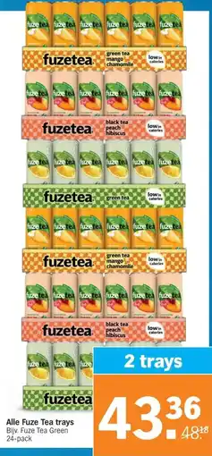 Albert Heijn Alle Fuze Tea trays aanbieding