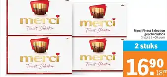 Albert Heijn Merci finest selection geschenkdoos aanbieding