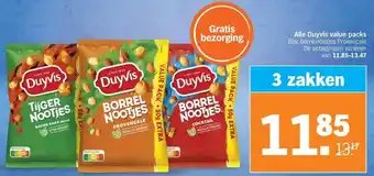 Albert Heijn Alle duyvis value packs aanbieding