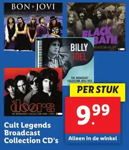 Lidl Cult legends broadcast collection CD's aanbieding