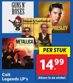 Lidl Cult Legends LP's aanbieding