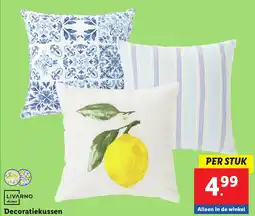 Lidl Livarno decoratiekussen aanbieding