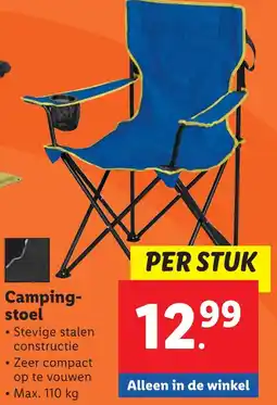 Lidl Campingstoel aanbieding
