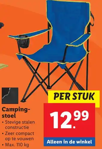 Lidl Campingstoel aanbieding