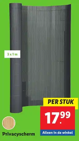 Lidl Privacyscherm aanbieding