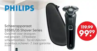 Marskramer Philips scheerapparaat S5585/35 shaver series aanbieding
