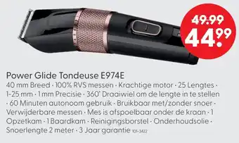 Marskramer BabyBlissMen Power Glide Tondeuse E974E aanbieding