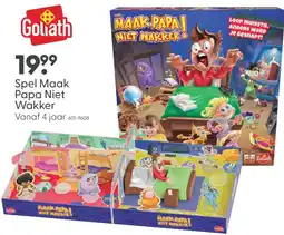 Marskramer Goliath spel maak papa niet wakker aanbieding
