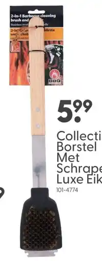 Marskramer Collection borstel met schraper luxe eiken aanbieding