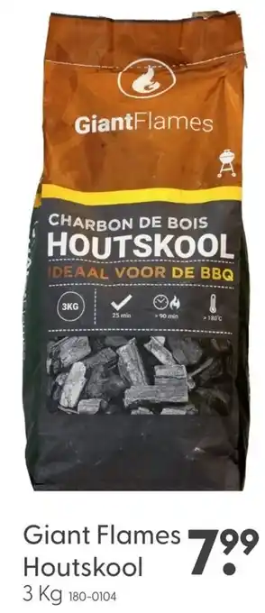 Marskramer Giant Flames Houtskool aanbieding