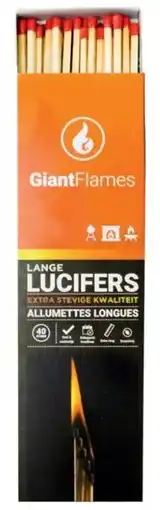 Marskramer Giant Flames Lange Lucifers aanbieding