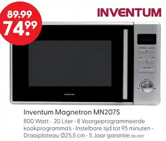 Marskramer Inventum Magnetron MN207S aanbieding