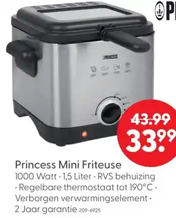 Marskramer Princess Mini Friteuse aanbieding