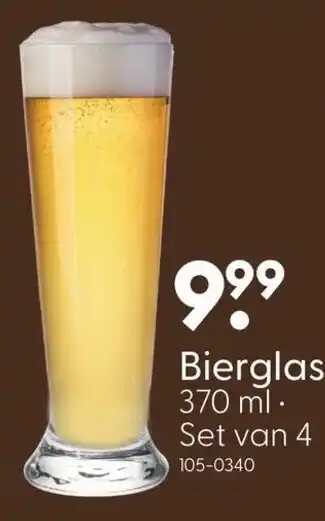 Marskramer Bierglas aanbieding
