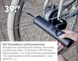Marskramer QLT Draadloze Luchtcompressor aanbieding