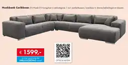 Woonsquare Hoekbank Caribbean aanbieding