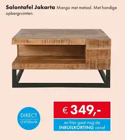 Woonsquare Salontafel Jakarta aanbieding