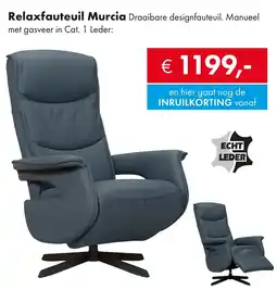 Woonsquare Relaxfauteuil Murcia aanbieding