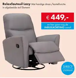Woonsquare Relaxfauteuil Lazy aanbieding