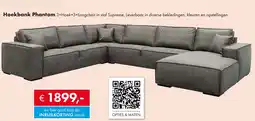 Woonsquare Interieur Glenwood Hoekbank Phantom aanbieding
