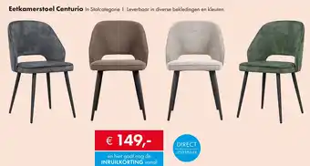 Woonsquare Eetkamerstoel Centurio aanbieding