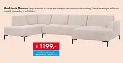 Woonsquare Hoekbank Monaco aanbieding
