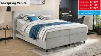 Woonsquare Boxspring Venice aanbieding