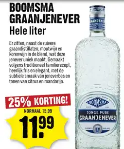 Dirck 3 Boomsma graanjenever aanbieding