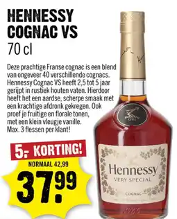 Dirck 3 Hennessy cognac VS aanbieding