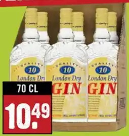 Dirck 3 Quality 10 London Dry gin aanbieding