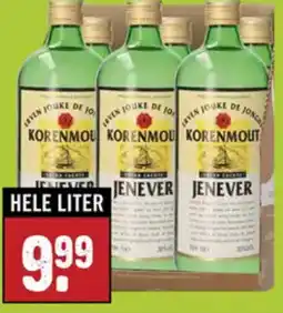 Dirck 3 Korenmout Jenever aanbieding