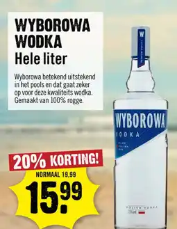 Dirck 3 Wyborowa Wodka aanbieding