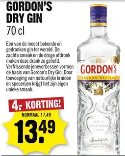 Dirck 3 Gordon's dry gin aanbieding