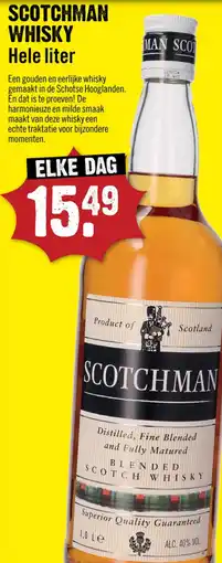 Dirck 3 Scotchman whisky aanbieding