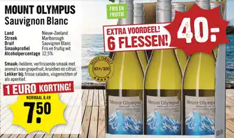 Dirck 3 Mount Olympus sauvignon blanc aanbieding