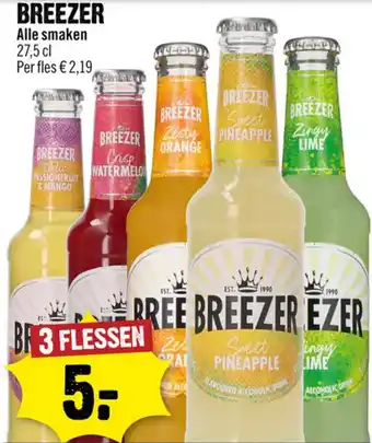 Dirck 3 Breezer alle smaken aanbieding