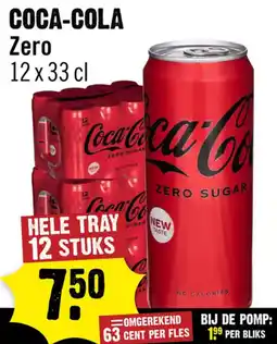 Dirck 3 COCA-COLA Zero aanbieding