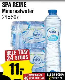Dirck 3 SPA REINE Mineraalwater aanbieding