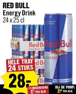 Dirck 3 RED BULL Energy Drink aanbieding