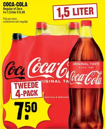 Dirck 3 COCA-COLA Regular of Zero aanbieding