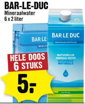 Dirck 3 BAR-LE-DUC Mineraalwater aanbieding