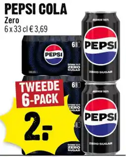 Dirck 3 Pepsi cola Zero aanbieding
