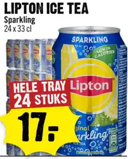Dirck 3 Lipton ice tea sparkling aanbieding