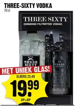 Dirck 3 Three-sixty vodka aanbieding