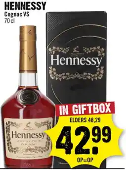 Dirck 3 Hennessy Cognac VS aanbieding