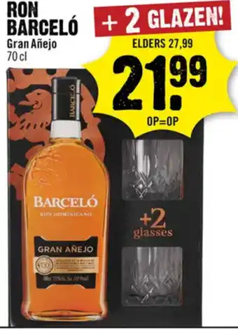 Dirck 3 Ron Barceló Gran Añejo aanbieding