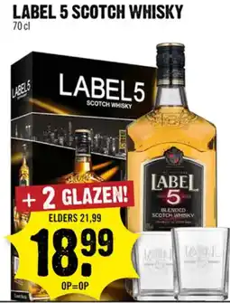 Dirck 3 Label 5 scotch whisky aanbieding