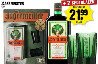 Dirck 3 Jägermeister aanbieding